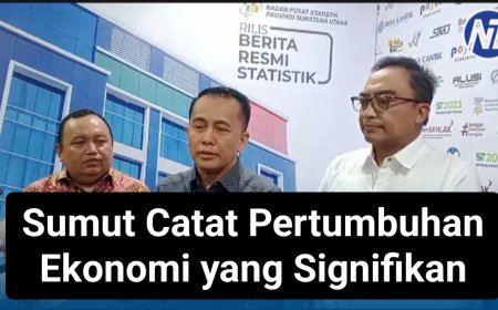 Rilis Nasional BPS Sumatera Utara (Sumber : Elvirida Lady Angel Purba)
