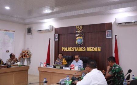 Polda Sumut Gelar Rapat Koordinasi Pastikan Debat Ketiga Pilgub Sumut Tertib