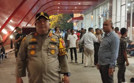 Kapolres Palas Turun Langsung Pengamanan Debat Cabup di Santika