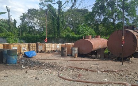 Gudang Minyak Ilegal di Langkat Digerebek Warga, Berton-ton BBM Jenis Pertalite Disita