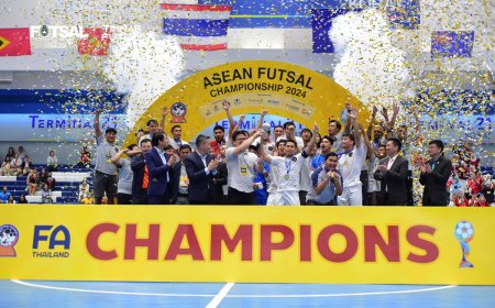 Timnas Futsal Diguyur Bonus Rp 7,8 Miliar Usai Juara Piala AFF Futsal 2024