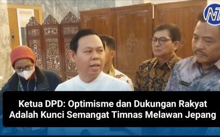 Ketua DPD: Optimisme dan Dukungan Rakyat Adalah Kunci Semangat Timnas Melawan Jepang