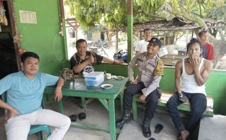 Jelang Pilkada, Bhabinkamtibmas Polsek Barteng Gelar Cooling System di Padang Garugur Julu
