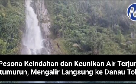 Pesona Keindahan dan Keunikan Air Terjun Situmurun, Mengalir Langsung ke Danau Toba