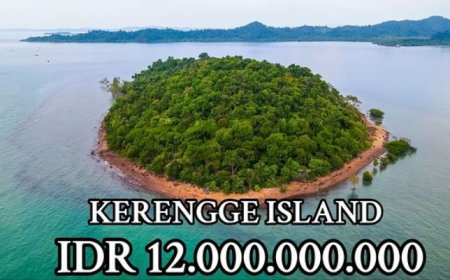 Pulau Kerengge yang Subur Tidak Berpenghuni di Kepulauan Riau Dijual Rp12 Miliar
