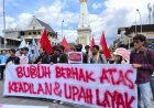 Buruh di Yogyakarta Demo Minta Upah 2025 Rp 4 Juta: Upah Layak dan HAM