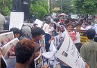 Koalisi Mahasiswa dan Masyarakat Aksi di Mapolrestabes Medan, Tuntut Keadilan Penanganan Perkara