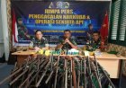 92 Pucuk Senjata Api Eks PGRS di Perbatasan Kalbar Disita Satgas Pamtas