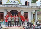 Personel Polsek Sosa Laksanakan Pengamanan Natal di Gereja GKPA Hutaraja Lamo