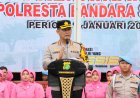 Kapolresta dan 77 Personel Polresta Bandara Soekarno Hatta Naik Pangkat