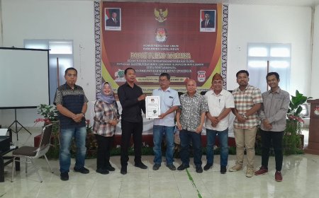 KPU Simalungun Resmi Tetapkan Rekapitulasi, Radiapoh-Azi Memperoleh 208.374, Anton-Benny 228.925 Suara