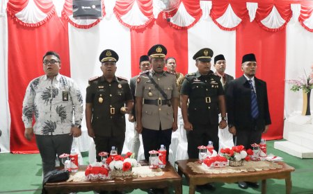 Kapolres Padang Lawas Hadiri Paripurna Pengangkatan Pimpinan DPRD Periode 2024-2029
