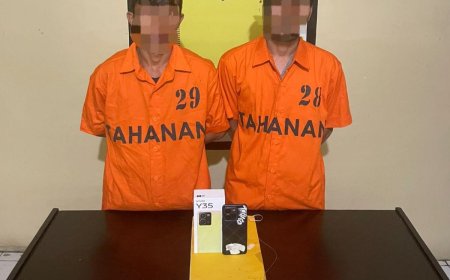 Kurang Dari 24 Jam, Tim Reskrim Polsek Sibolga Sambas, Tangkap Pelaku Pencurian HP