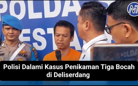 Polisi Dalami Kasus Penikaman Tiga Bocah di Deliserdang
