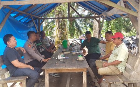 Kanit Binmas Polsek Sosa Laksanakan Cooling Sistem