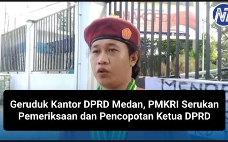 Geruduk Kantor DPRD Medan, PMKRI Serukan Pemeriksaan dan Pencopotan Ketua DPRD