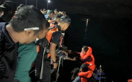Tim SAR Evakuasi Korban Kapal Tenggelam di Perairan Halmahera