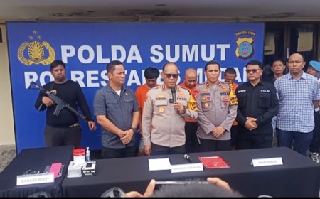 Polrestabes Medan Ungkap Jaringan Curanmor, Empat Pelaku Ditangkap