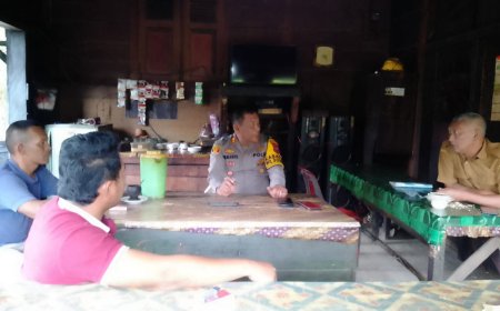 Polri Wajib Mendekati Masyarakat, Kapolsek Sosopan AKP Irmanto Sambangi Warga Sibual-buali