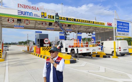Jalan Tol Binjai-Langsa saat Ini Hanya Sampai Seksi Tanjung Pura-Pangkalan Brandan, Ini Alasannya