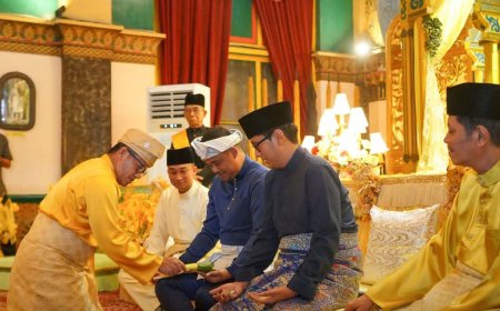 Bobby Nasution dan Rico Waas Diupah-upah Sultan Deli dan Tokoh-Tokoh Melayu