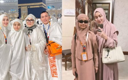 Ayu Ting Ting Bikin Salah Fokus, Bertabur Barang Hermes saat Ibadah Umrah