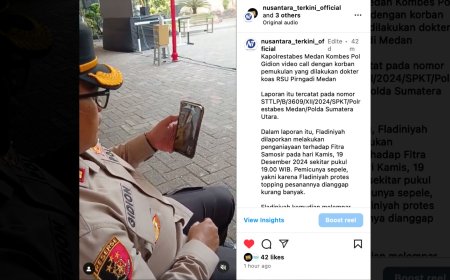 Kapolrestabes Medan Vcall Korban Pemukulan dokter Koas Pirngadi Medan