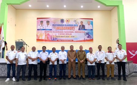 Musyawarah KONI Kota Binjai, Sekdako Binjai Dorong Kemajuan Olahraga
