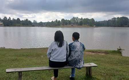 Keindahan Wisata Aek Natonang di Puncak Pulau Samosir