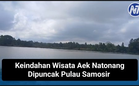 Keindahan Wisata Aek Natonang Dipuncak Pulau Samosir