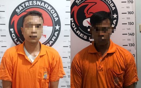 Dua Pengedar Sabu di Dusun Seroja, Batubara Tidur Semen