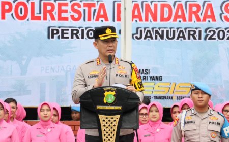 Kapolresta dan 77 Personel Polresta Bandara Soekarno Hatta Naik Pangkat