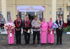 Polres Palas Gelar Pelepasan Purna Bakti Purnawirawan Polri dengan Prosesi Pedang Pora