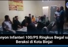 Danyon Infanteri 100/PS Ringkus Begal saat Beraksi di Kota Binjai