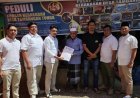Fraksi Partai Gerindra DPRD Madina Salurkan Bantuan kepada Korban Kebakaran Desa Tambangan Tonga
