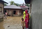Respon Cepat, Kabag Ops Polres Palas Pimpin Personel Evakuasi Korban Banjir