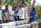 4 Rumah di Langkat Ludes Terbakar, Wakil Ketua DPRD Ricky Anthony Berikan Bantuan Bahan Pangan