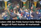 Kodam I/BB dan Polda Sumut Gelar Makan Bergizi di Panti Asuhan Al-marhamah