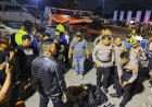 Dua Kubu Suporter Bentrok di Rest Area Tol Jagowari, 4 Orang Terluka 2 Bus Rusak