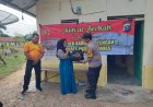 Aksi Peduli Jumat Berkah, Polsek Barumun Tengah Berikan Bantuan Sembako