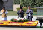 Kunjungan ke India, Presiden Prabowo Beri Karangan Bunga ke Makam Mahatma Gandhi