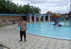Libur Panjang, Personel Polsek Barumun Amankan Objek Wisata Water Park Sisunggul Lungun