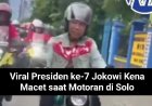 Viral Presiden ke-7 Jokowi Kena Macet saat Motoran di Solo