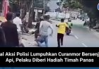 Viral Aksi Polisi Lumpuhkan Curanmor Bersenjata Api, Pelaku Diberi Hadiah Timah Panas
