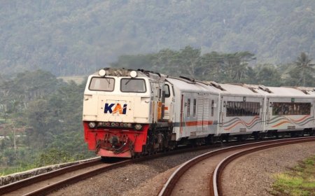 Seorang Siswa SMA Terserempet Kereta saat Buat Konten