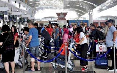 Penumpang Meningkat Signifikan di Kualanamu Selama Libur Nataru