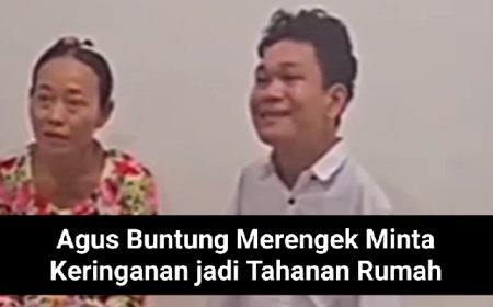Agus Buntung Merengek Minta Keringanan jadi Tahanan Rumah