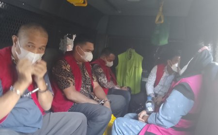 Kejatisu Tahan 5 Tersangka Dugaan Korupsi Seleksi Pengadaan PPPK Guru di Kabupaten Langkat