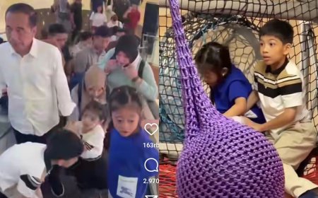 Baju Cucu Jokowi Disorot, Gaya Jan Ethes dan La Lembah Ngemall Bertabur Barang Mewah