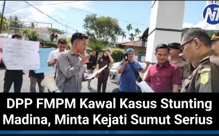 DPP FMPM Kawal Kasus Stunting Madina, Minta Kejati Sumut Serius